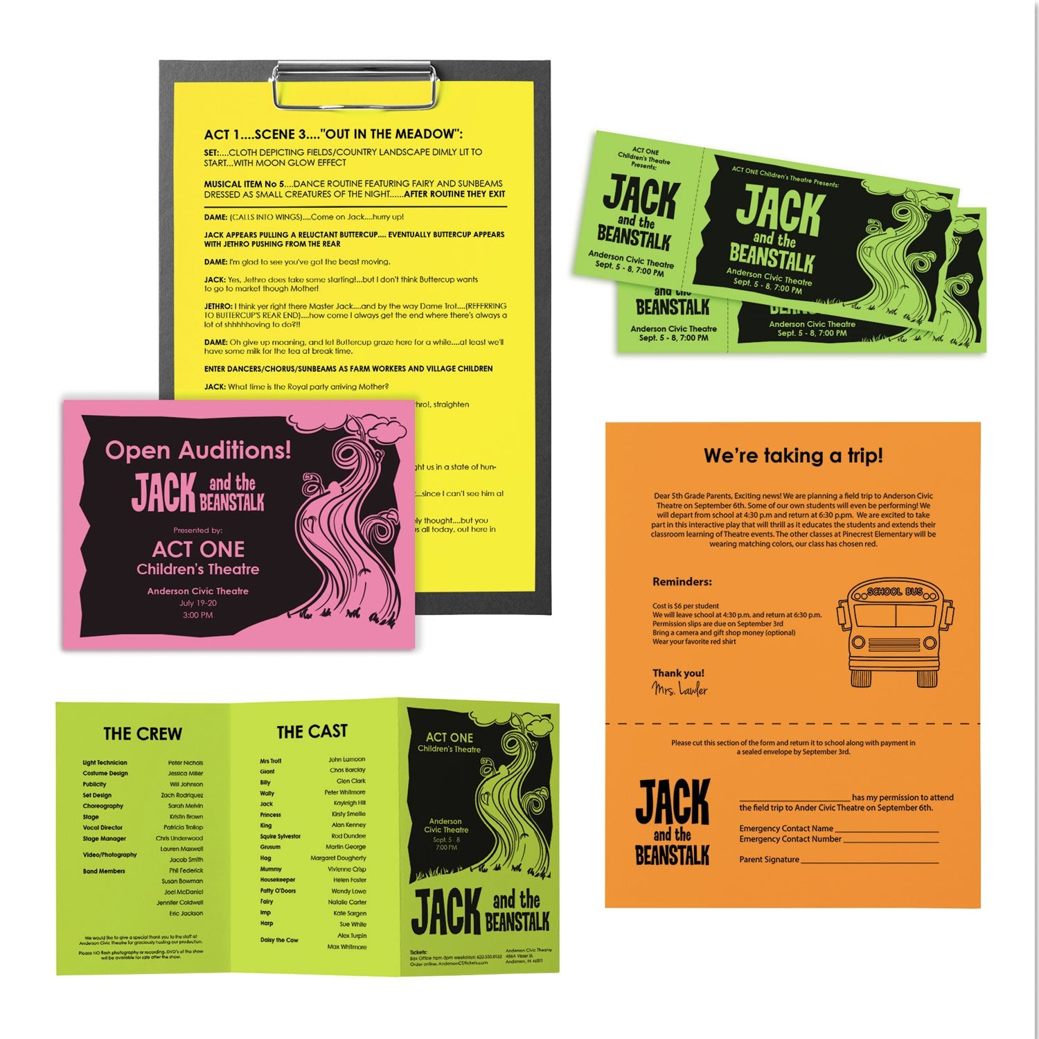 Astrobrights Color Paper - "Neon" Assortment, 24 lb Bond Weight, 8.5 x 11, Assorted Neon Colors, 500/Ream