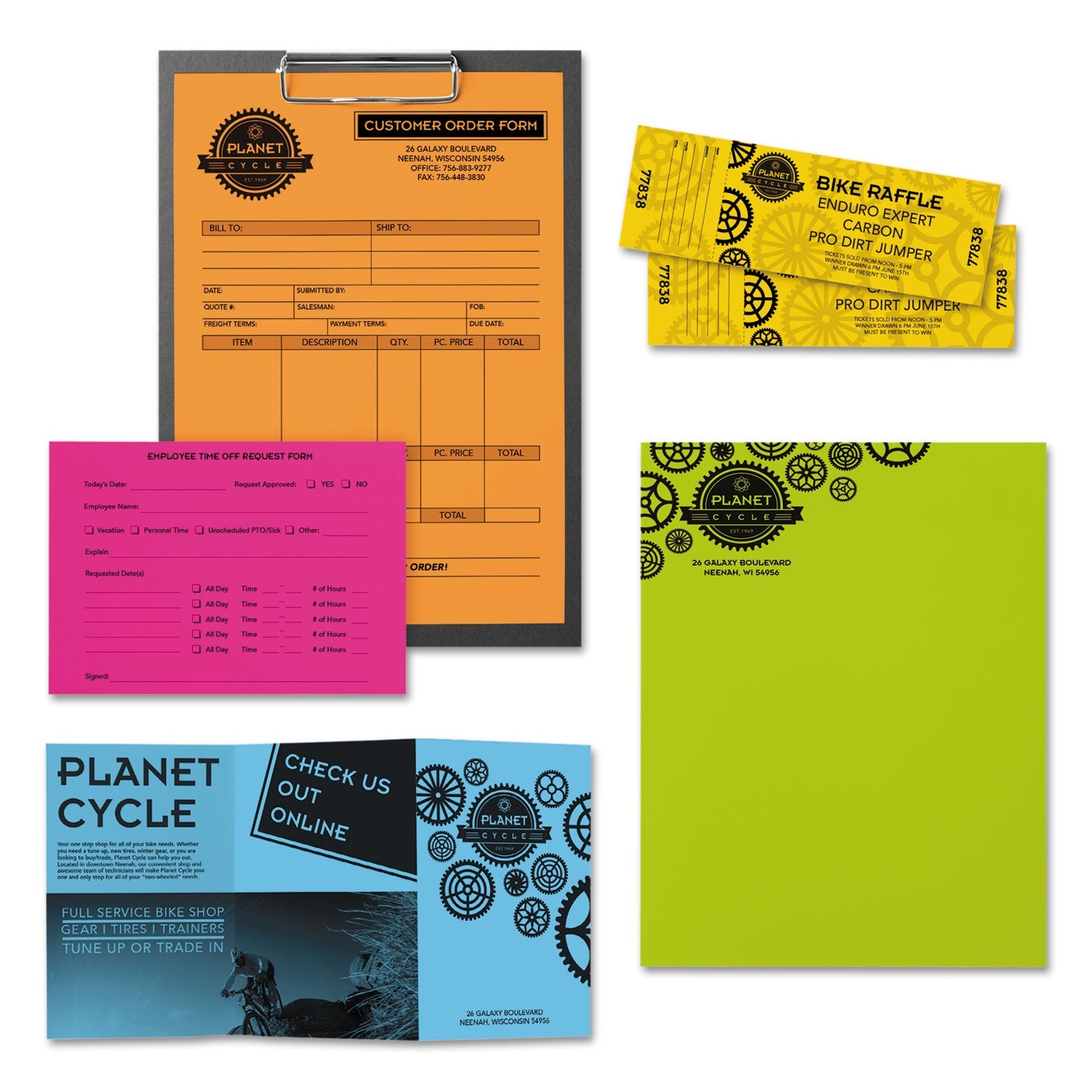 Astrobrights Color Paper -"Bright" Assortment, 24 lb Bond Weight, 8.5 x 11, Assorted Bright Colors, 500/Ream