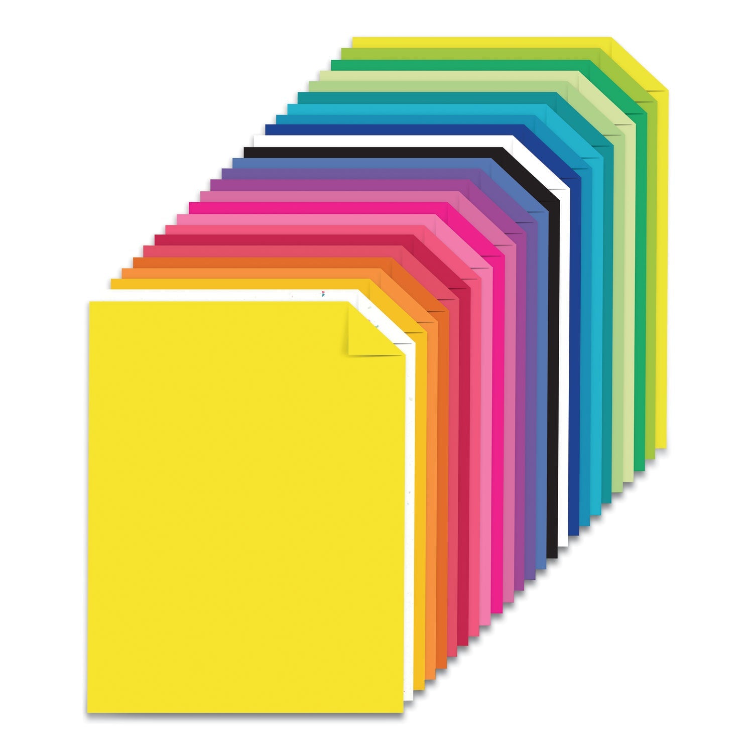 Astrobrights Color Paper - "Spectrum" Assortment, 24 lb Bond Weight, 8.5 x 11, 25 Assorted Spectrum Colors, 200/Pack
