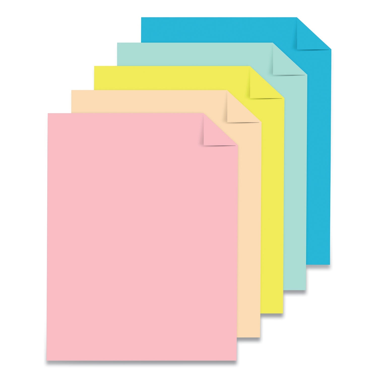 Astrobrights Color Cardstock, 65 lb Cover Weight, 8.5 x 11, Assorted Colors, 250/Pack